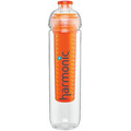 27 Oz. H2go Fresh Water Bottle w/Orange Cap And Matching Infuser